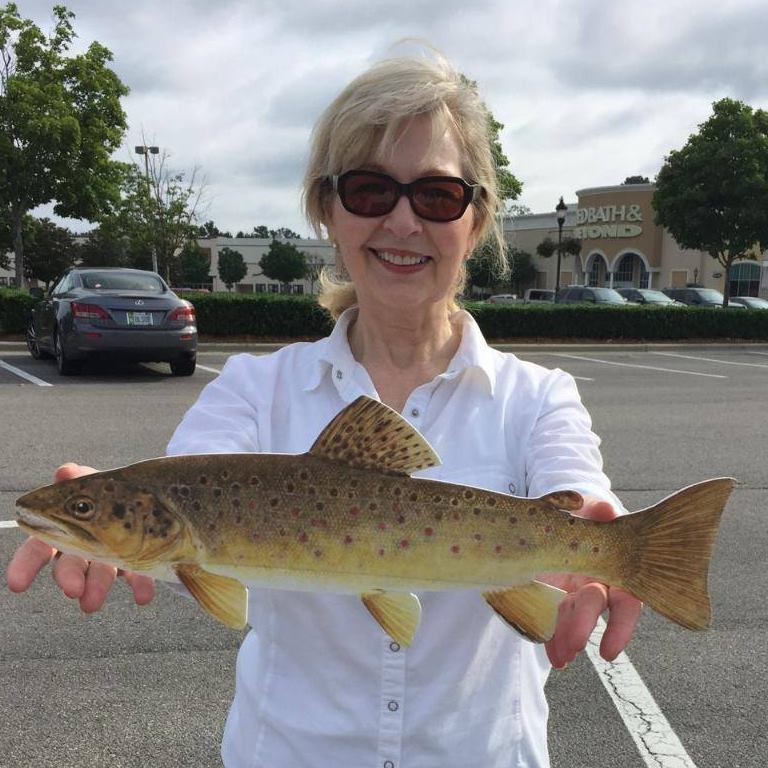 Fishing in the parking lot